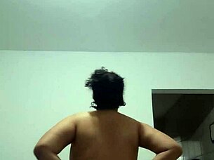 Isn't this pov chubby brunette pornstar teasing by rubbing her natural tits and wet pussy like a horny bitch?