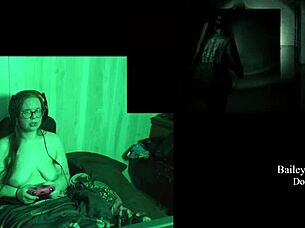 Naked Lake House Playthrough with Big Natural Tits Brunette BBW