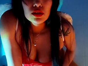 Colombian Homemade Babe Squirting with Toys in Solo Softcore