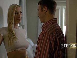 Adorable Blonde Wife Rides Cowgirl Style In Kinky Fantasy. Filling Her Pussy With Passionate Dirty Talk!