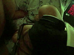 She casually gave a blowjob in the simple scene.