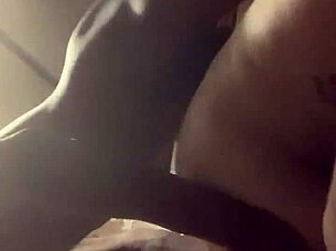 Pounding Her Pussy Deep with Monster Black Cock in Interracial Missionary Action