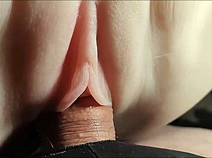 hey, check out this slick and moist pussy getting double penetrated with toys in close up action