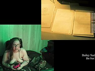 Naked Lake House Playthrough with Big Natural Tits Brunette BBW