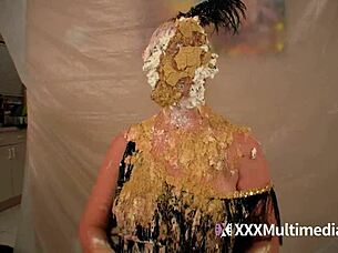 Blondes unleash messy wet chaos smoking and pieing each other in wild lesbian frenzy