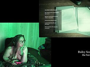 Naked Lake House Playthrough with Big Natural Tits Brunette BBW