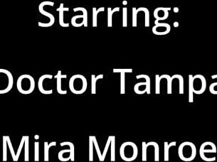 I Feel So Nervous Yet Excited During Mira Monroes First Gyno Exam With Shaved Pussy Spreading And Fingering