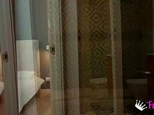 i feel so thrilled on this sexual tour in madrid with nelia estrada's huge tits and european brunette flashing outdoors