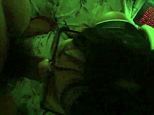 She casually gave a blowjob in the simple scene.