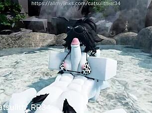 In the extended version, he dove into passionate wet sex with his devoted cumslut, featuring doggystyle and blowjobs.