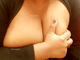 Hey, check out this Indian milf with sexy tits! 🔥