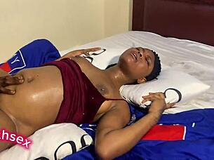 damn, this big black dick is stretching open that lagos bad girl's pussy in full movie