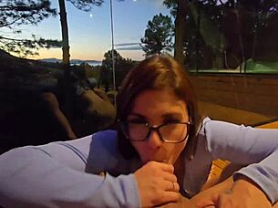 Gave It to My Father-in-Law on the Balcony of a Hidden Farmhouse