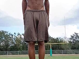 It's good to workout with my roommate.