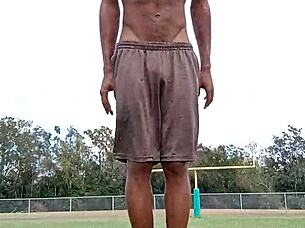 It's good to workout with my roommate.