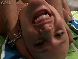 Blonde Mom Jasmine Jolie Takes Huge Cock in Anal Creampie with Cum Swallow