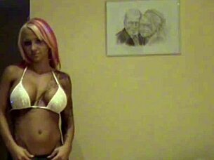 german redhead assists with a helpful hand gesture in european setting