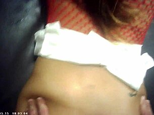 i was behind the scenes in that hardcore xxx shoot with glasses on pounding her shaved pussy sexysex