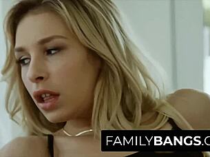 Twerking friend gets in trouble with Carmen Caliente and Jake Adams