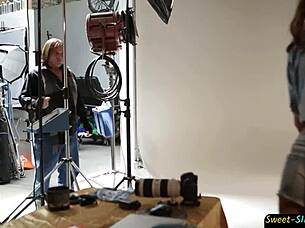 Hey, what if this sexy teen model starts fucking the photographer in erotic fantasy roleplay with tight wet pussy action?