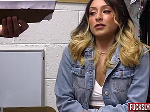 Mads Flores Tries to Steal but Gets Caught and Fucked Hard in Office