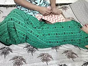 horny indian couple jija and sali having sex on new year night