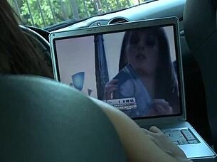 Latina 18 year old Amia Miley pounded hard in college lounge with fishnets