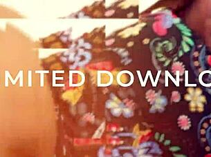 Maintenance guy boldly deepthroats and fucks brunette wife doggystyle while cuckold watches