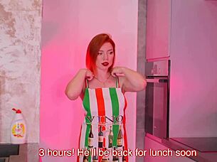 Oh man, I'm squirting all over the kitchen table right now