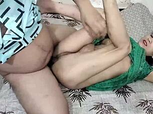 horny indian couple jija and sali having sex on new year night