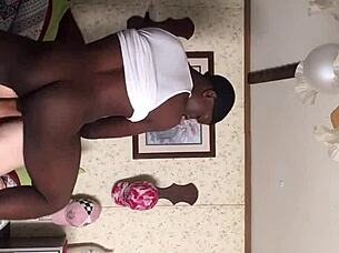 granny enjoys riding young 18+ black dick in casual encounter