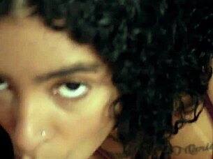 tattoo brazilian amateur slut in bikini and heels sucks cock for facial cumshot