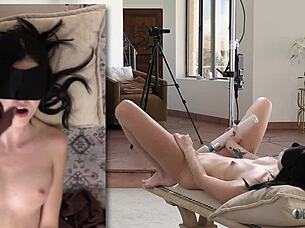 Preachers daughter discovers intense passion worshiping big black cock in first interracial encounter with cumshot