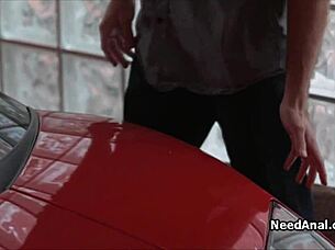 Busty Girlfriend Cheats With Intense Anal Craving