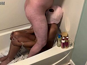 so you're puking in the bathtub after deepthroat gagging, then cum on eyes and a bit of throatpissing?