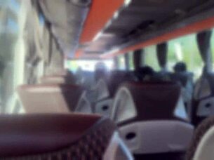 Imagine A Pervert Flashing Dick In Bus As Beautiful Brunette Grabs And Jerks It Off Publicly