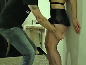 belgian couple explores soft bdsm with choking spanking and toys in part 1