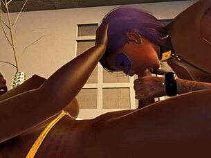 I Feel Intense Passion As Latina Sucks Massive Black Cock From Futanari, Her Big Tits And Ass Bouncing Wildly.