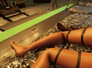 I Feel Intense Passion As Latina Sucks Massive Black Cock From Futanari, Her Big Tits And Ass Bouncing Wildly.