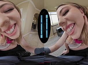 i heard you liked tight pussies seduced by inked hottie lucky anne with blonde small tits riding cowgirl