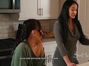 Petite Asian teen reunites with uncle for taboo fantasy sex - Kimmy Kimm, Kyle Mason, Sheena Ryder!