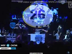 Epic minute of Cacha versus Wos in FMS Argentina