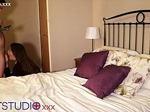 British teen sucks cock eagerly