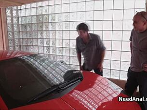 Busty Girlfriend Cheats With Intense Anal Craving