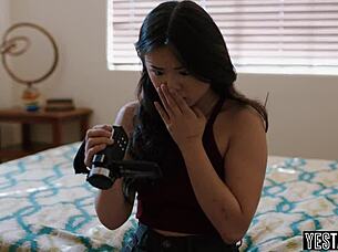 Whoa tiny Asian teen 18+ dives into BDSM with bestie and boyfriend in intense threesome!