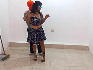 Coworker Rides Boss's Huge Cock at Work