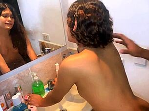 Secret Bathroom Fuck With Cute Teen