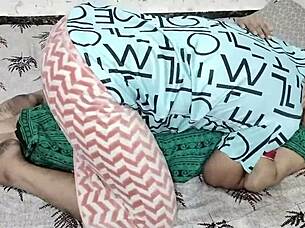 horny indian couple jija and sali having sex on new year night