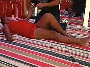 In ROOM CASTING 11, chubby latina ALEJANDRA enjoys a full-body massage session on camera