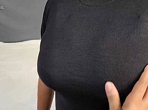 Fucking Hot Latina After Work with Big Tits Bouncing in Doggystyle While Home Alone